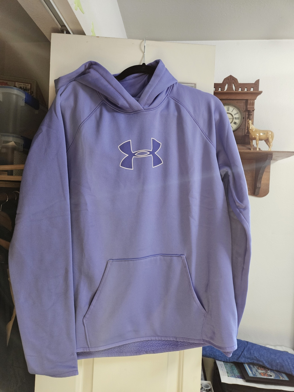 Under Armour Women's Lavender Performance Hoodie Sweater